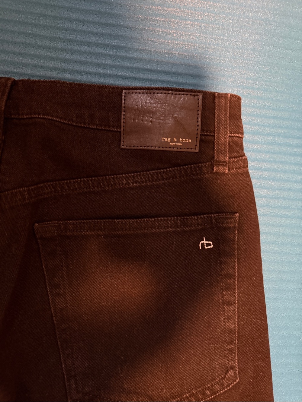 rag & bone “Andi” Women’s Cropped Wide Leg Jeans in Black - Picture 8 of 8